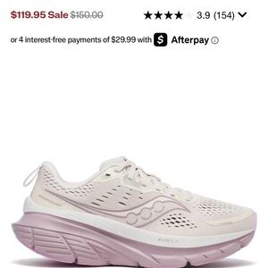 Saucony Women's Guide 18 Mauve and Pink Cushioned Running Shoe